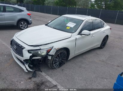 Lot #2990347315 2020 INFINITI Q50 LUXE AWD