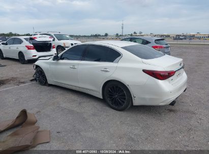 Lot #2990347315 2020 INFINITI Q50 LUXE AWD