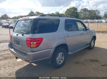 Lot #2995296302 2002 TOYOTA SEQUOIA LIMITED V8