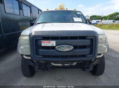 Lot #2990347312 2012 FORD F-450 CHASSIS XL