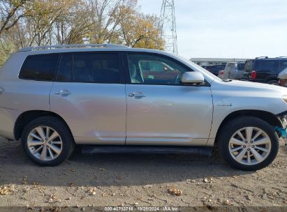 Lot #3005347487 2009 TOYOTA HIGHLANDER HYBRID