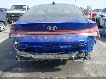 Lot #2992832631 2024 HYUNDAI ELANTRA HYBRID LIMITED