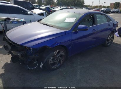 Lot #2992832631 2024 HYUNDAI ELANTRA HYBRID LIMITED