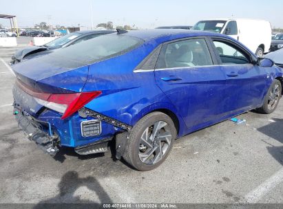 Lot #2992832631 2024 HYUNDAI ELANTRA HYBRID LIMITED