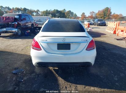 Lot #3021955622 2016 MERCEDES-BENZ AMG C 63 S