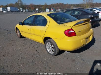 Lot #2995296155 2003 DODGE NEON SXT