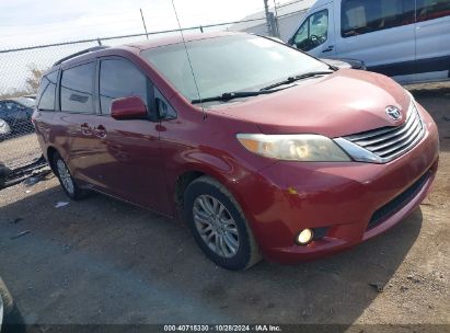 Lot #2996536104 2011 TOYOTA SIENNA XLE V6