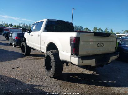 Lot #3040913371 2018 FORD F-250 LARIAT