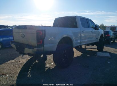 Lot #3040913371 2018 FORD F-250 LARIAT