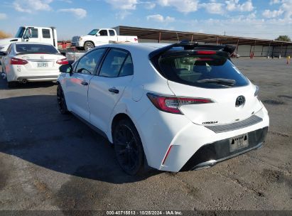 Lot #3035095297 2021 TOYOTA COROLLA SE NIGHTSHADE EDITION