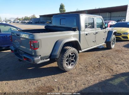 Lot #2992832623 2020 JEEP GLADIATOR RUBICON 4X4