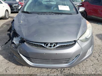 Lot #3035074711 2013 HYUNDAI ELANTRA GLS