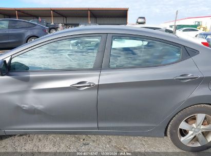 Lot #3035074711 2013 HYUNDAI ELANTRA GLS