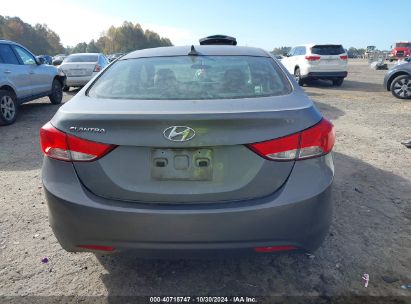 Lot #3035074711 2013 HYUNDAI ELANTRA GLS