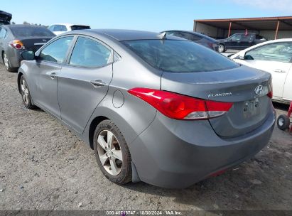 Lot #3035074711 2013 HYUNDAI ELANTRA GLS