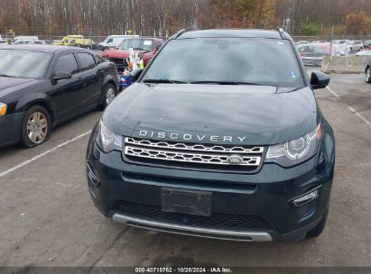 Lot #2996536096 2016 LAND ROVER DISCOVERY SPORT HSE