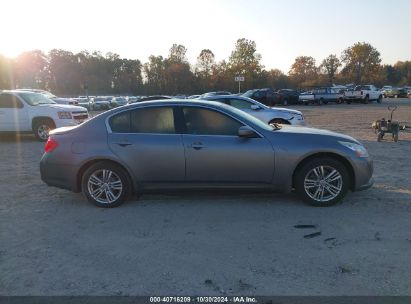 Lot #2995296205 2011 INFINITI G25X