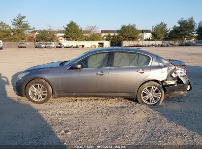 Lot #2995296205 2011 INFINITI G25X