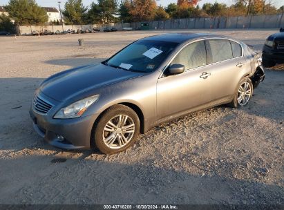 Lot #2995296205 2011 INFINITI G25X