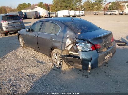 Lot #2995296205 2011 INFINITI G25X