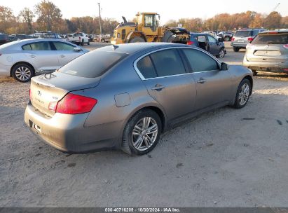 Lot #2995296205 2011 INFINITI G25X