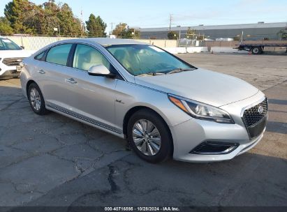 Lot #2992832621 2016 HYUNDAI SONATA HYBRID SE