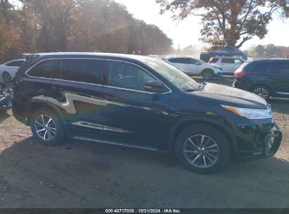 Lot #3052075885 2017 TOYOTA HIGHLANDER XLE