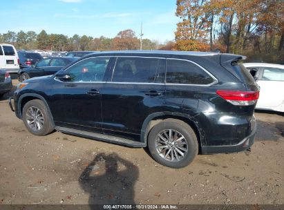 Lot #3052075885 2017 TOYOTA HIGHLANDER XLE