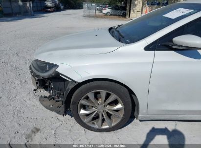 Lot #2996535527 2015 CHRYSLER 200 S