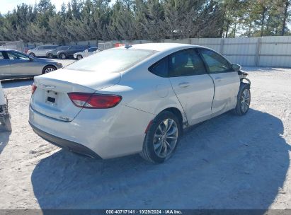 Lot #2996535527 2015 CHRYSLER 200 S