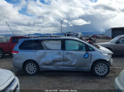 Lot #3044580148 2014 TOYOTA SIENNA LIMITED 7 PASSENGER