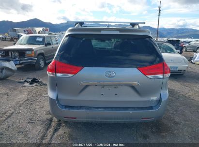 Lot #3044580148 2014 TOYOTA SIENNA LIMITED 7 PASSENGER