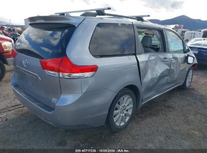 Lot #3044580148 2014 TOYOTA SIENNA LIMITED 7 PASSENGER