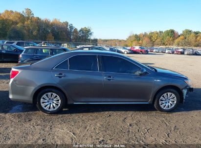 Lot #2992821962 2013 TOYOTA CAMRY HYBRID LE