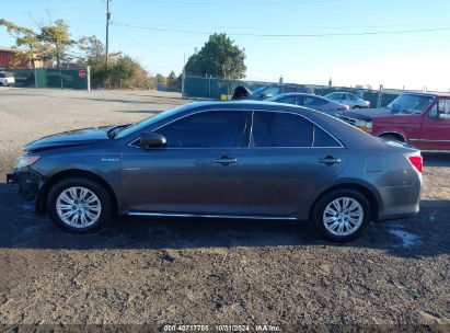 Lot #2992821962 2013 TOYOTA CAMRY HYBRID LE