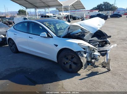 Lot #2992832608 2021 TESLA MODEL 3 STANDARD RANGE PLUS REAR-WHEEL DRIVE