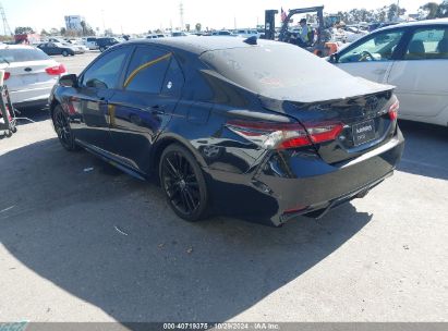 Lot #3035095225 2021 TOYOTA CAMRY SE NIGHTSHADE EDITION