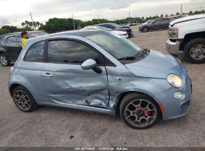 Lot #3001577204 2013 FIAT 500 SPORT