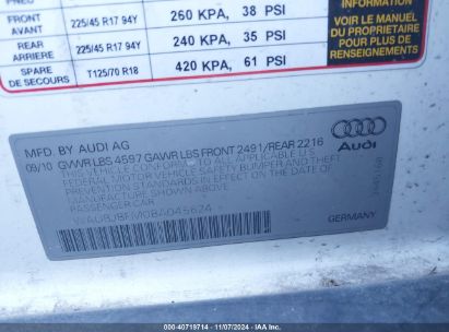 Lot #3035089777 2011 AUDI A3 2.0 TDI PREMIUM