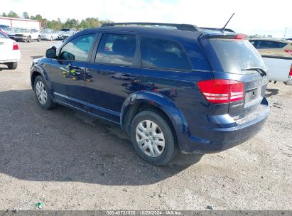 Lot #2995296553 2018 DODGE JOURNEY SE