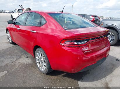 Lot #3035085136 2016 DODGE DART SXT SPORT