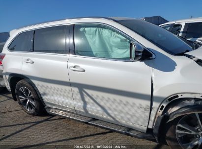 Lot #3035074183 2016 TOYOTA HIGHLANDER XLE V6