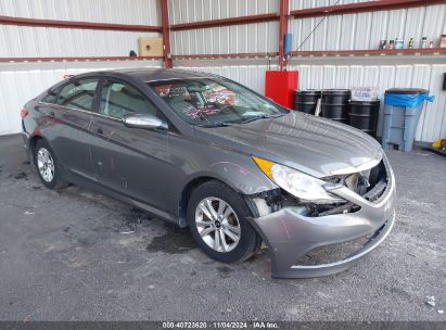 Lot #3007846291 2014 HYUNDAI SONATA GLS