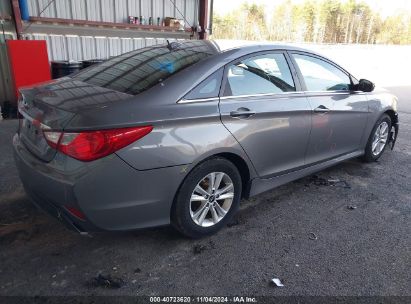 Lot #3007846291 2014 HYUNDAI SONATA GLS