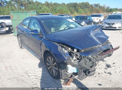 Lot #3052075834 2017 HYUNDAI SONATA LIMITED