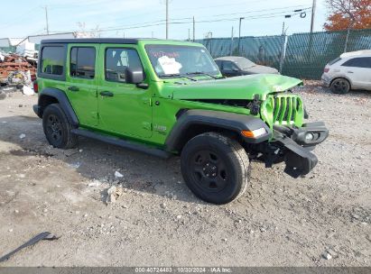 Lot #3051077366 2018 JEEP WRANGLER UNLIMITED SPORT 4X4