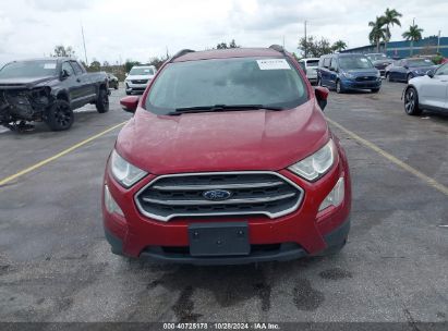 Lot #3001577165 2020 FORD ECOSPORT SE