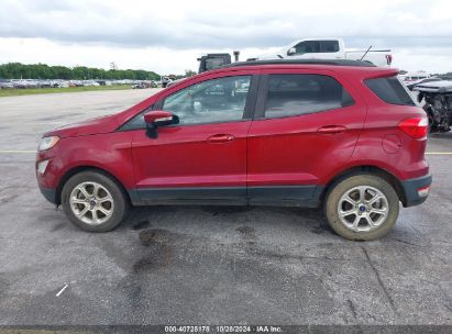 Lot #3001577165 2020 FORD ECOSPORT SE