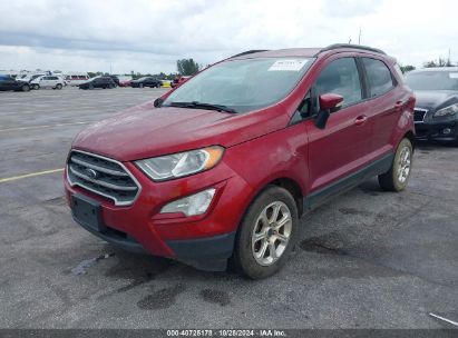 Lot #3001577165 2020 FORD ECOSPORT SE