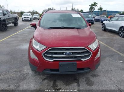 Lot #3001577165 2020 FORD ECOSPORT SE